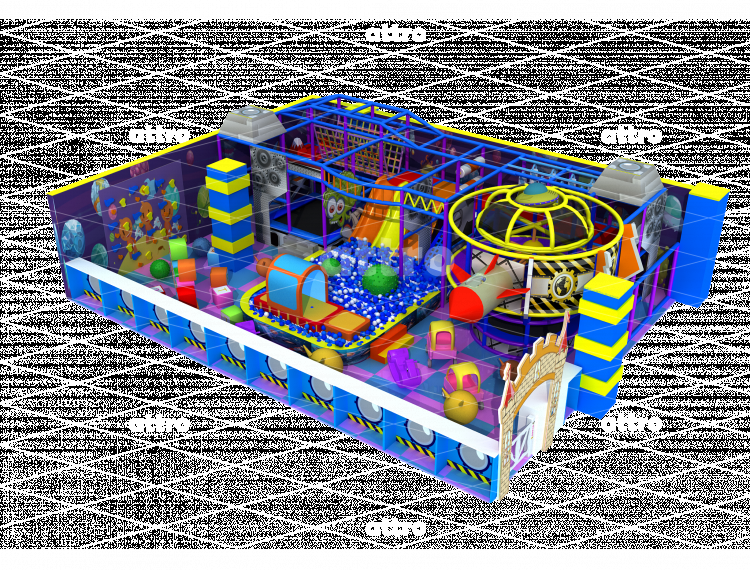 Детский игровой лабиринт «Космос» 13*10*3,1 м