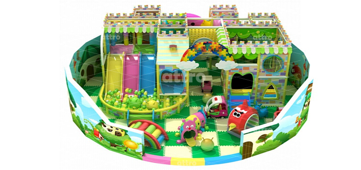Детский игровой лабиринт «Замок» ​7x5x2,8 м