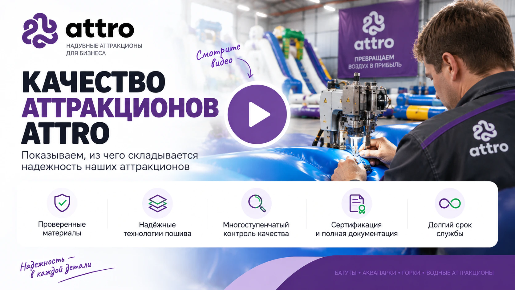 Качество аттракционов ATTRO