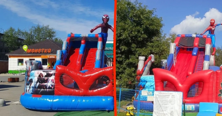 Надувной батут из Китая дешево