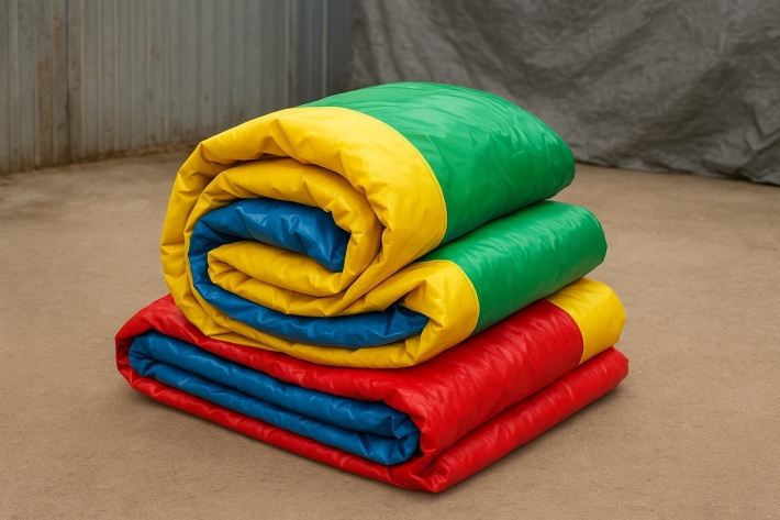 Как хранить и упаковать надувные батуты после сезона | ATTRO