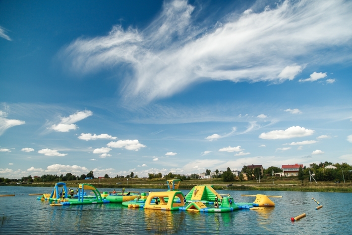 Надувной модульный аквапарк Арктика, г. Нижний Новгород