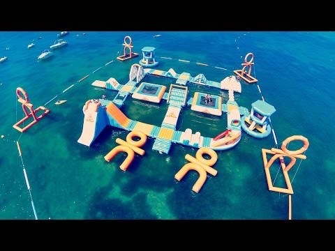 Надувной аквапарк "Океания" 30*25*3,5 м