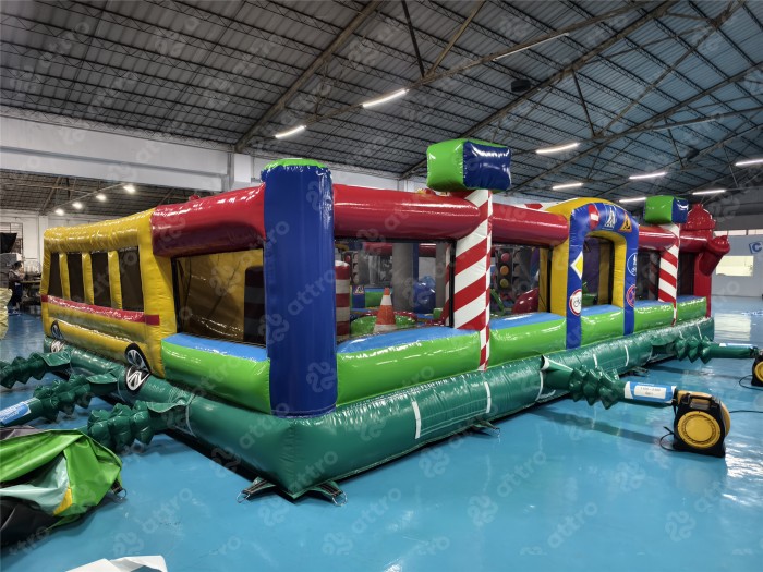 Надувной батут "Центральная площадь" 10*6*2 м