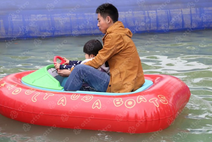 Бамперная лодочка двухместная