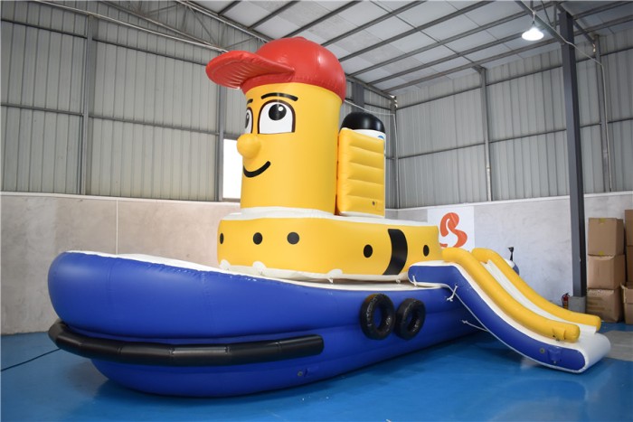 Надувная зона отдыха на воде "Корабль" 9*6,8*3,5 м    