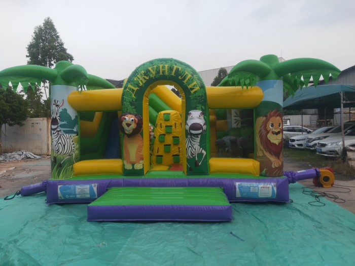  Надувной батут "Сафари Джунгли" 5*5*3,2 м
