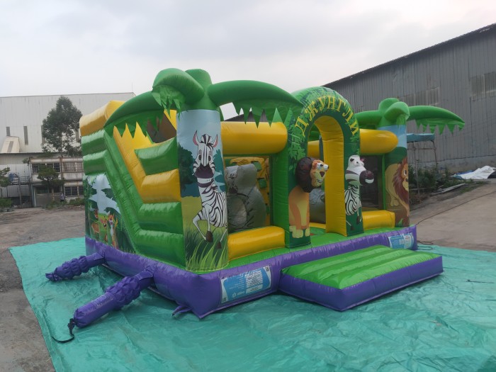  Надувной батут "Сафари Джунгли" 5*5*3,2 м