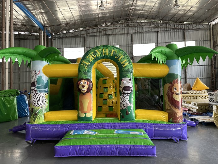  Надувной батут "Сафари Джунгли" 5*5*3,2 м