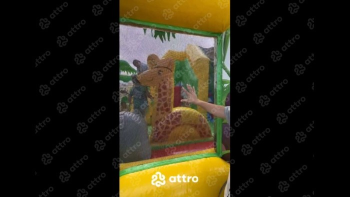  Надувной батут "Сафари Джунгли" 5*5*3,2 м