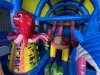 Надувной батут с крышей "Город детства" 11*6*6 м 