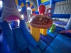 Надувной батут с крышей "Город детства" 11*6*6 м 