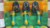 Надувная игра "Тир в джунглях" 3,5*3,5*2 м
