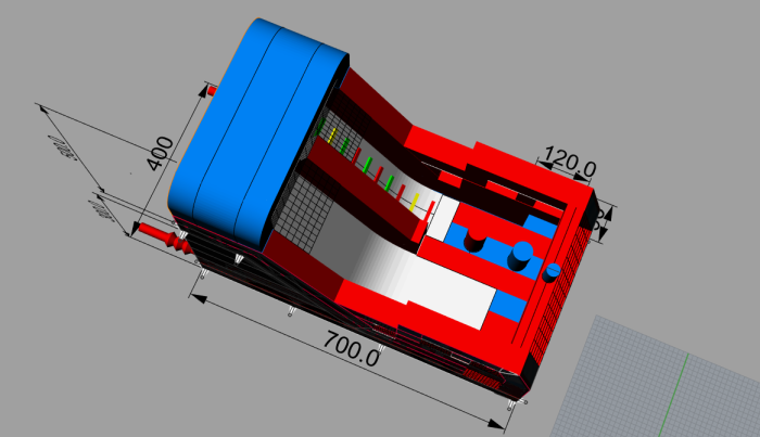 Надувная горка "Пожарная машина" 7*4*5 м