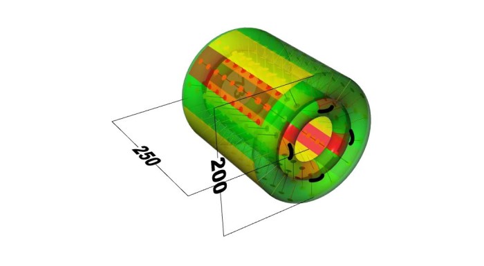 Водный роллер ТПУ 2,5*2*2м