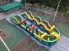 Надувная полоса препятствий "Разноцветная", 23*8*3,5 м
