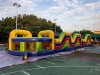 Надувная полоса препятствий "Разноцветная", 23*8*3,5 м
