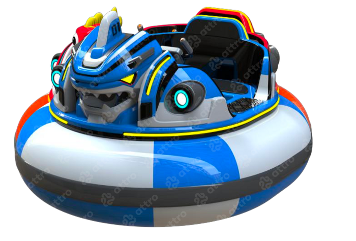 Бамперная лодочка "Мультяшки" двухместная 1,8*1,7*1,35 м