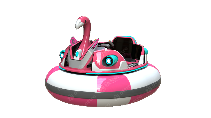 Бамперная лодочка "Мультяшки" двухместная 1,8*1,7*1,35 м