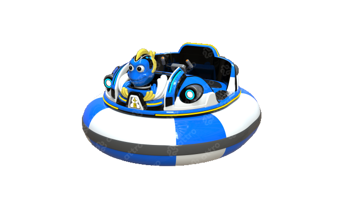 Бамперная лодочка "Мультяшки" двухместная 1,8*1,7*1,35 м