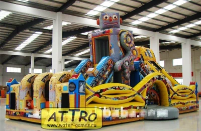 Батутный комплекс "Роботы" 12*6,5*6 м