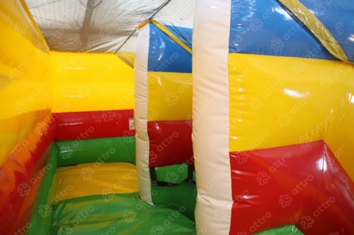 Надувной батут «Вечеринка Миньонов» 10*10*6 м