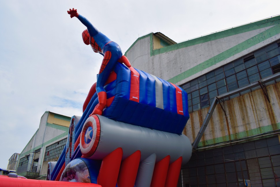 Всесезонный надувной батут «Спайдермен» 12,5*10*10 м