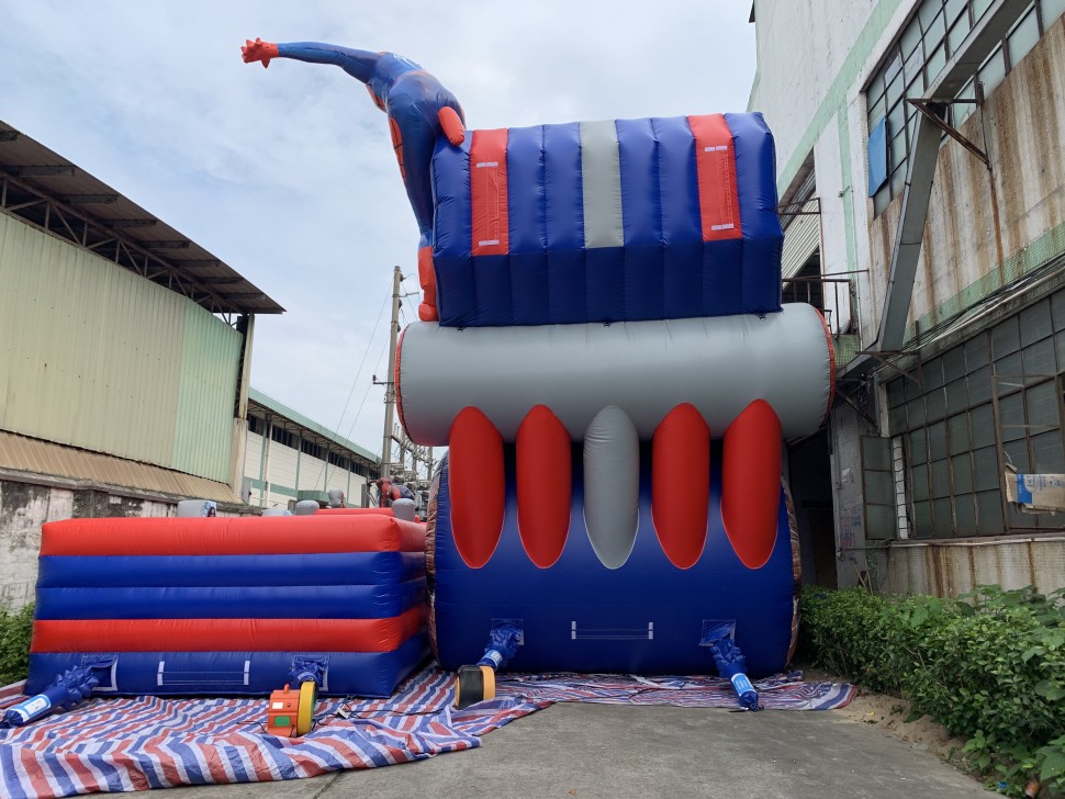 Всесезонный надувной батут «Спайдермен» 12,5*10*10 м