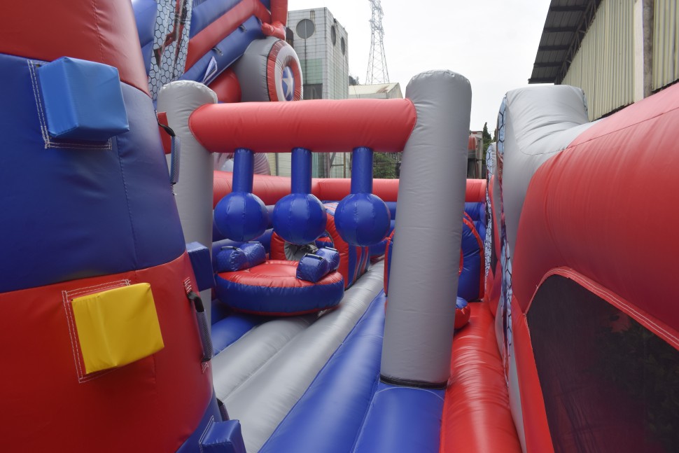 Всесезонный надувной батут «Спайдермен» 12,5*10*10 м