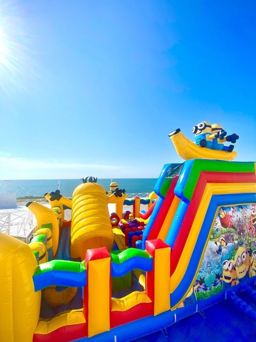 Надувной батут "Бананас" 12*10*8 м Б/У