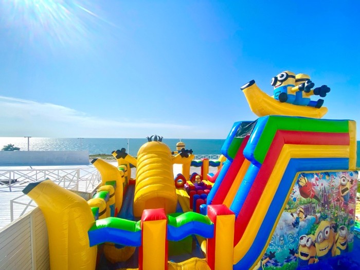 Надувной батут "Бананас" 12*10*8 м Б/У