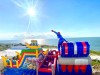 Надувная горка "Спайдермен" 12*8*9,3 м Б/У