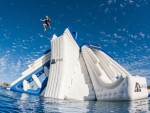 Надувная зона отдыха на воде "Супер горка" 15*12,6*7,5 м       