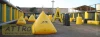 Надувное поле для пейнтбола "База А" 26 фигур