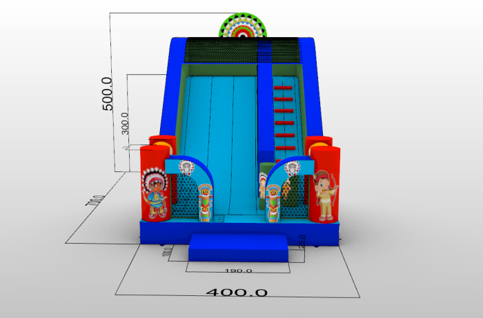 Надувной батут "Индиан" 7*4*5 м
