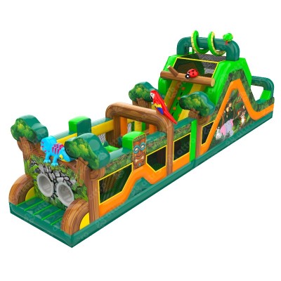 Надувная полоса препятствий &quot;Сквозь Джунгли&quot; 17*3,3*5,7 м