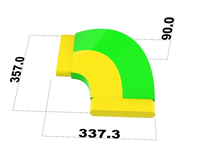 Надувной аквапарк "Спорт парк 60" 25*24 м