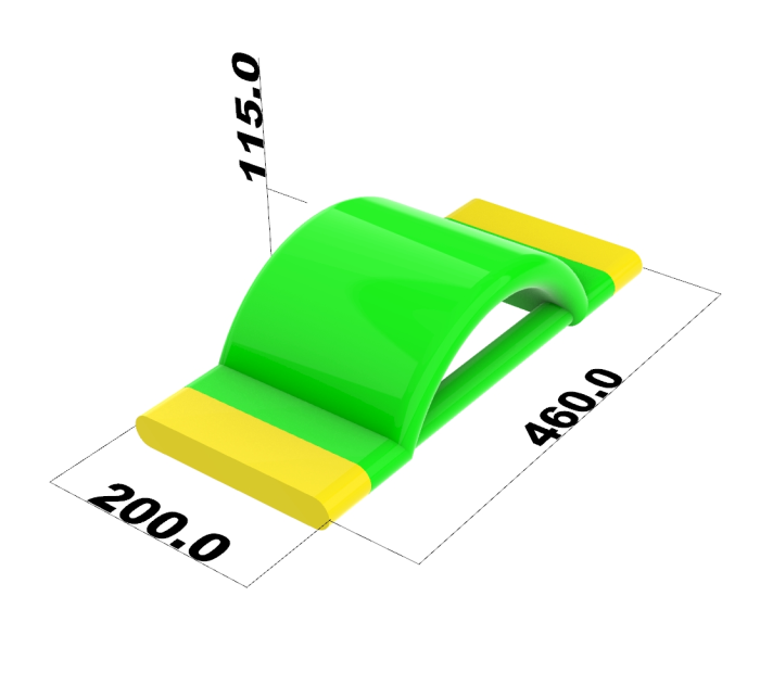 Надувной аквапарк "Спорт парк 60" 25*24 м