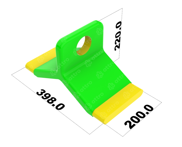 Надувной аквапарк "Спорт парк 60" 25*24 м