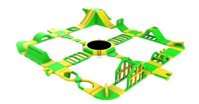 Надувной аквапарк &quot;Спорт парк 60&quot; 25*24 м