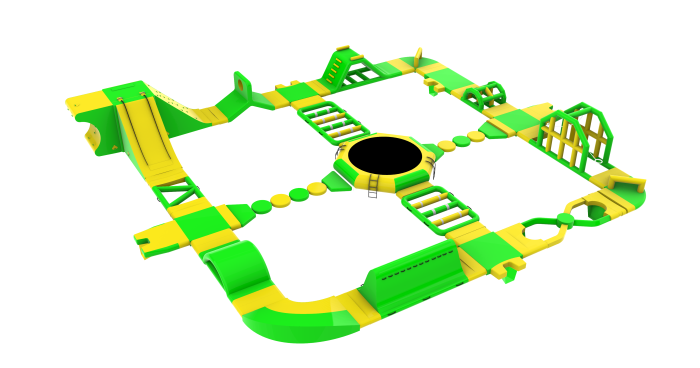 Надувной аквапарк "Спорт парк 60" 25*24 м