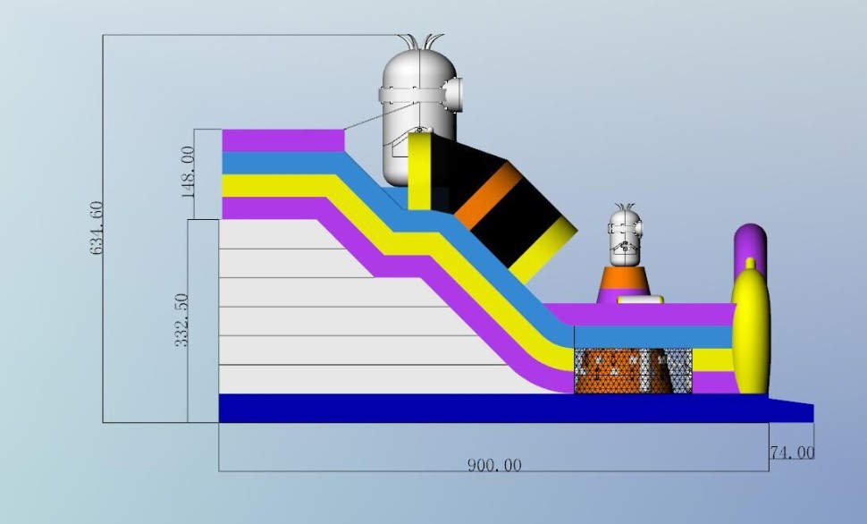Надувной батут 