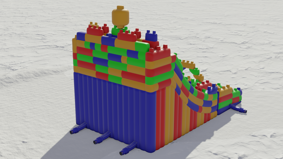 Надувная горка 