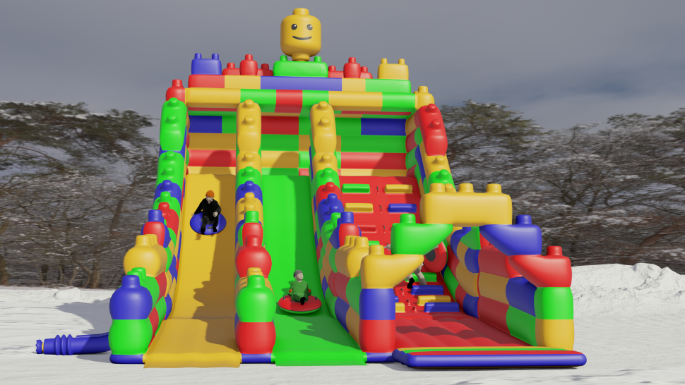 Надувная горка 