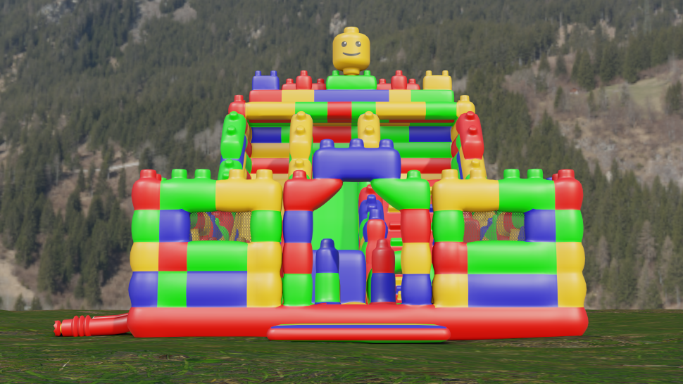 Надувная горка 