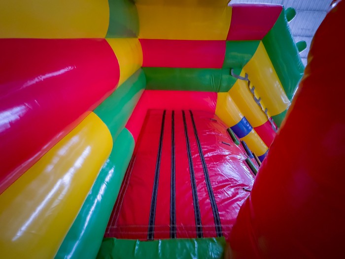 Надувная горка "Конструктор - 2" зима/лето, 14*7*8,6 м 