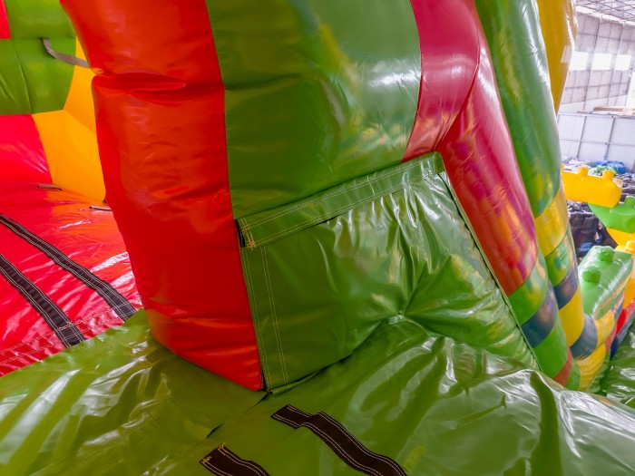 Надувная горка "Конструктор - 2" зима/лето, 14*7*8,6 м 