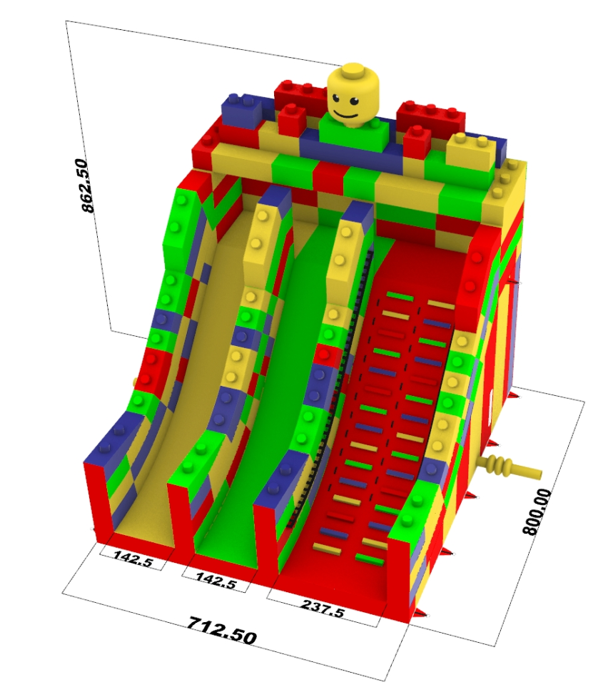 Надувная горка 