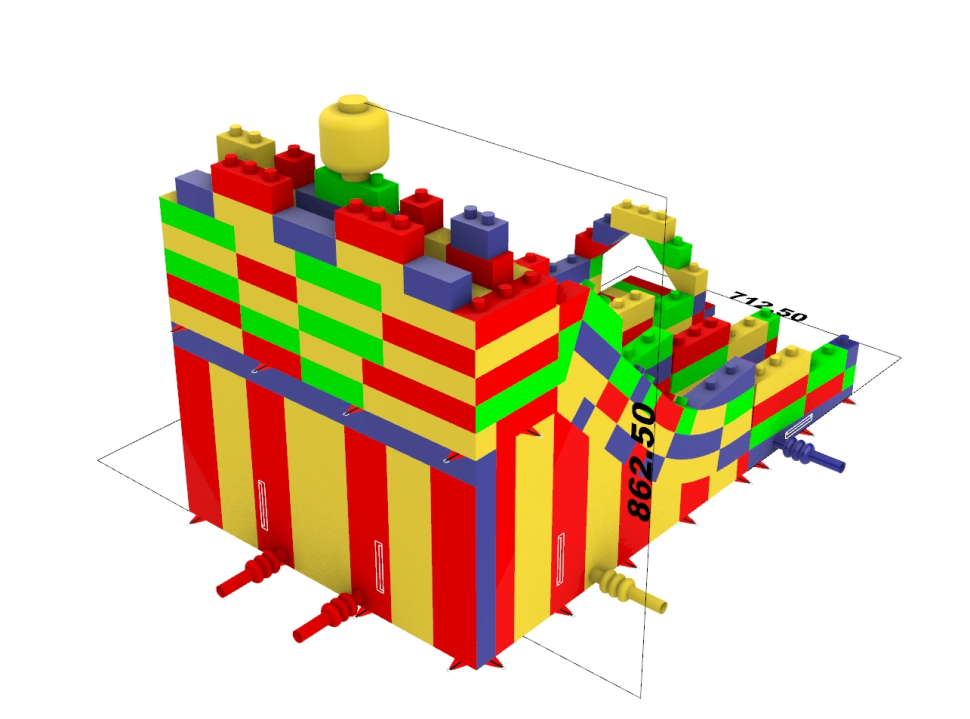 Надувная горка 