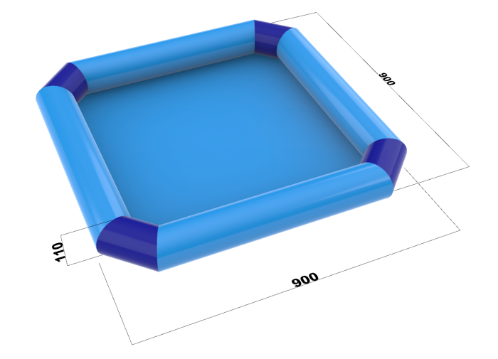 Надувной аквапарк "Капитан Джордж Морж" 14,7*9*8,3 м